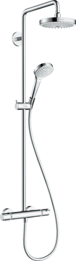Sistema de dushansgrohe Croma Select S Showerpipe 180 2jet cu termostat