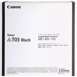 купить Картридж для принтера Canon T03 Black (51 500 p.), for iR ADVANCE 525i, 615i, 715i. в Кишинёве 