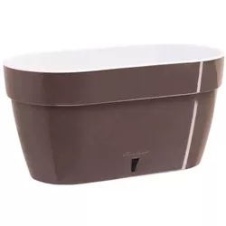 cumpără Ghiveci pentru flori Santino Jardiniera Asti 300 (5.2L, Sade/Alb) în Chișinău 