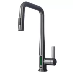 купить Смеситель кухонный Backer LEX 3528 Gun Gray в Кишинёве 