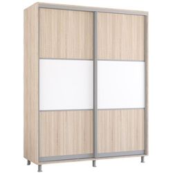 cumpără Dulap Mobildor-Lux Aron-S 1.0m-1.8m uși glisante din PAL orizontal (170x60x220H cm) Sonoma în Chișinău 