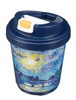 купить Термокружка Бытпласт 57612 Moonlight Night, 300ml, albastru в Кишинёве 