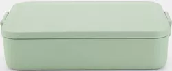 купить Контейнер для хранения пищи Brabantia 20 35 27 Lunch Box Make&Take Jade Green Large, Plastic, Bento в Кишинёве 