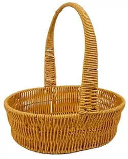 cumpără Cutie depozitare Promstore 02619.2 Cos impletit 24x18xH25cm, cu maner în Chișinău 