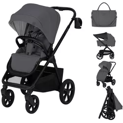 купить Детская коляска Lionelo Carucior 2in1 Carmine Grey Stone в Кишинёве 