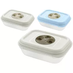 cumpără Container alimentare Tontarelli 36328 Контейнер пищевой Fresh Wave 0.95l, 19x14x6.3cm, клапан în Chișinău 