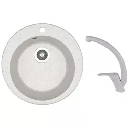 купить Мойка кухонная со смесителем Dr.Gans GALA + SanDonna F 1069 gri в Кишинёве 