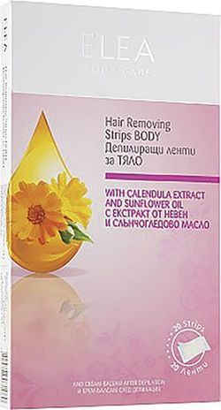 Восковые полоски для тела, SOLVEX Elea, 20 шт.
