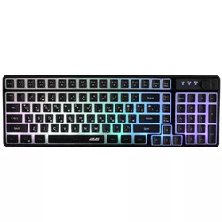 купить Игровая клавиатура 2E 2E-KG390UBK-WL KG390 RGB WL Black (Eng/Rus/Ukr) в Кишинёве 