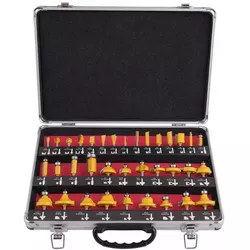 cumpără Set de tubulare, bite, duze Hoteche 610113 35 freze lemn (Ø6mm) în Chișinău 