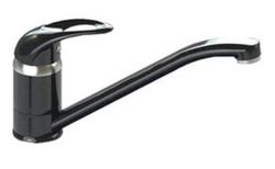 купить Смеситель кухонный Sandy 49188 Nobilis cu pipa Clasic, lunga, negru в Кишинёве 