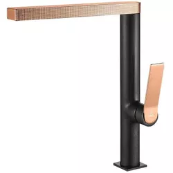 купить Смеситель кухонный Helika-AquaSanita 7083-601C CANTUS Black metallic copper в Кишинёве 