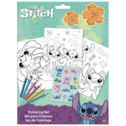 купить Набор для творчества KiDS Licensing ST00105 Coloring Set With Stickers Stitch (24x6) в Кишинёве 