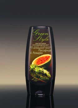 Бальзам-кондиционер «Пассифлора&Розмарин» для тонких, ослабленных и выпадающих волос Green Style