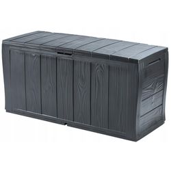 купить Короб для хранения Keter Sherwood Storage Box 270L Anthracite (230415) в Кишинёве 