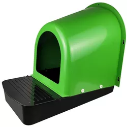 купить Гнездо для кур Des Champs Cuibar din plastic pentru găini cu colector de ouă NG02 Verde в Кишинёве 