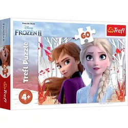 cumpără Puzzle Trefl 17333 Puzzles 60 The enchanted world of Anna and Elsa Disney Frozen 2 în Chișinău 