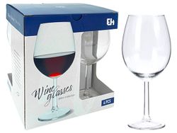 Набор бокалов для красного вина EH 4шт, 580ml, 21сm