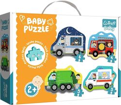 cumpără Puzzle Trefl R25F /43/44 (36071) Baby Classic Vehicule și profesii în Chișinău 