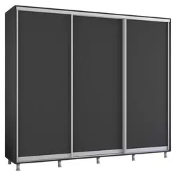 cumpără Dulap Mobildor-Lux Aron uși glisante din PAL (240x60x200H cm) Anthracite în Chișinău 