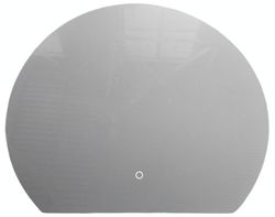 купить Зеркало для ванной Uniplast K532-8070 Oglinda pentru baie LED (semirotunda) 70x80cm IP44 в Кишинёве 