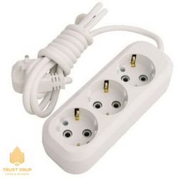 Удлинитель U 03 3 места 2P+PE/3 метра 3x1мм2 16A/250V