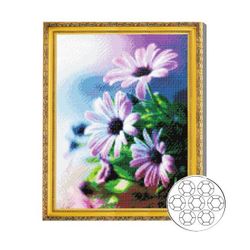 купить Картина по номерам Art Gallery GA80749 Mozaic cu diamante 40x50cm Flori de camp в Кишинёве 