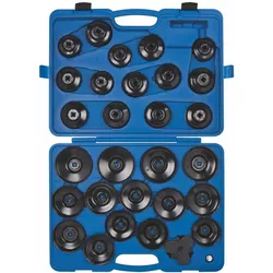 купить Набор ручных инструментов King Tony 9AE6030 набор съемников масляных фильтров 30 пр., 1/2Fх3/8M в Кишинёве 