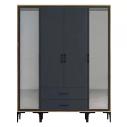cumpără Dulap Trendy Kumsal RTR-Nuc, Antracit în Chișinău 