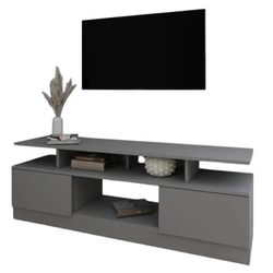 cumpără Comodă TV Smartex (16503) Т9 120cm TV Grafit în Chișinău 