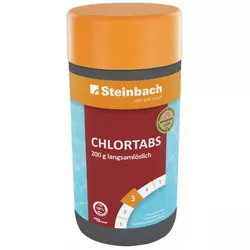 купить Химия для бассейна Steinbach 752201 Pastile de clor cu dizolvare lentă 200 g, treapta 3, ambalaj 1 kg в Кишинёве 