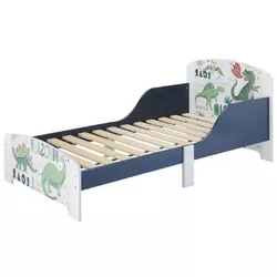 купить Кровать детская U-Grow UMPJ05-DN Pat Junior cu protecții laterale Dinozauri в Кишинёве 