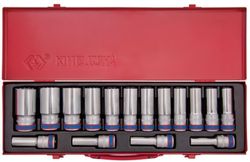 купить Набор головок, бит, насадок King Tony 4216MR набор торцевых головок глубоких 12 гран. 10-32мм 1/2", 16 пр. в Кишинёве 