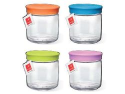 Borcan pentru pastrare cu capac, Giara Fun 0.75l, multicolor