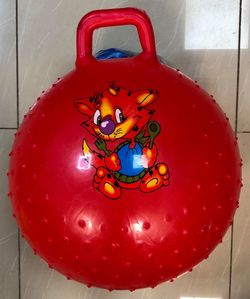 Minge gimnastica cu maner pt copii d=40 cm (1755)
