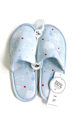 Тапочки женские SENSIS  WHITE BEAR