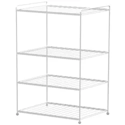 cumpără Raft pentru încălțăminte Teknotel EG206 Raft pantofi 3 niveluri, metal alb în Chișinău 