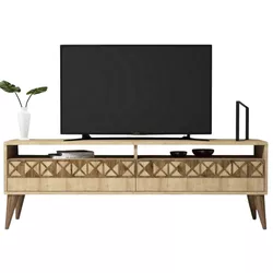 cumpără Comodă TV Trendy Linie, Stejar 150x50x30cm în Chișinău 