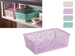 Корзина Econova Floral 30X19X9.5cm разных цветов
