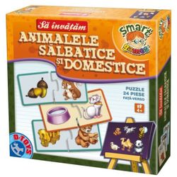 Настольная игра Sa invatam animalele salbatice si domestice, код 41216