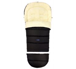 Конверт прогулочный из натуральной шерсти Womar Zaffiro iGrow Wool Black