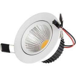 купить Освещение для помещений LED Market Downlight COB 12W, 4000K, LM-R15COB, cut:95mm Dia:100mm, White (PPD) в Кишинёве 