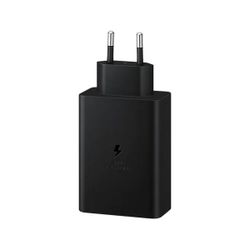Original Sam. EP-T6530, Fast Travel Charger Trio 65W PD (w/o cable), Black