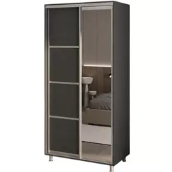 cumpără Dulap my-STYLE C10H0T02AM02-U21, 100x200, антрацит în Chișinău 