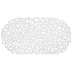 cumpără Covoraș de baie Bisk 08464 antiderapant GRAVA ECO 68/36 alb în Chișinău 