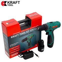 Mașină de găurit/inșurubat cu acumulator 12V KT12VLi-Ion KraftTool