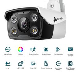 TP-Link "VIGI C340HPWSM-4", 4mm, 4MP, Outdoor Full-Color Bullet Network Camera, PoE