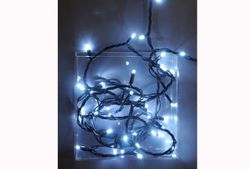 Огни новогодние "Нить" 50LED белый, 4.9m, in/out