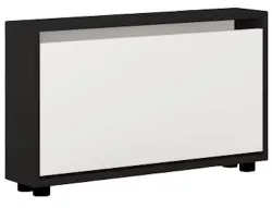 купить Полка для обуви Mobildor-Lux Leo Slim 50x16x47H cm Anthracite/White в Кишинёве 