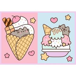 купить Пазл Trefl 13371 Puzzle 4x250. Faceți cunoștință cu Pusheen в Кишинёве 